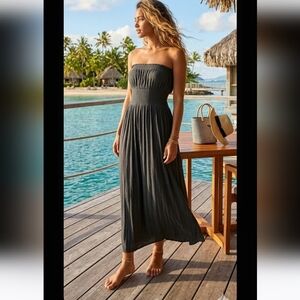 Lark + Grey Strapless Maxi Dress